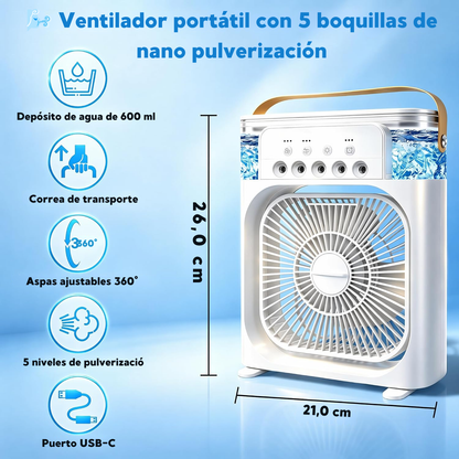 ❄️Mini Aire Acondicionado Portátil 3 en 1