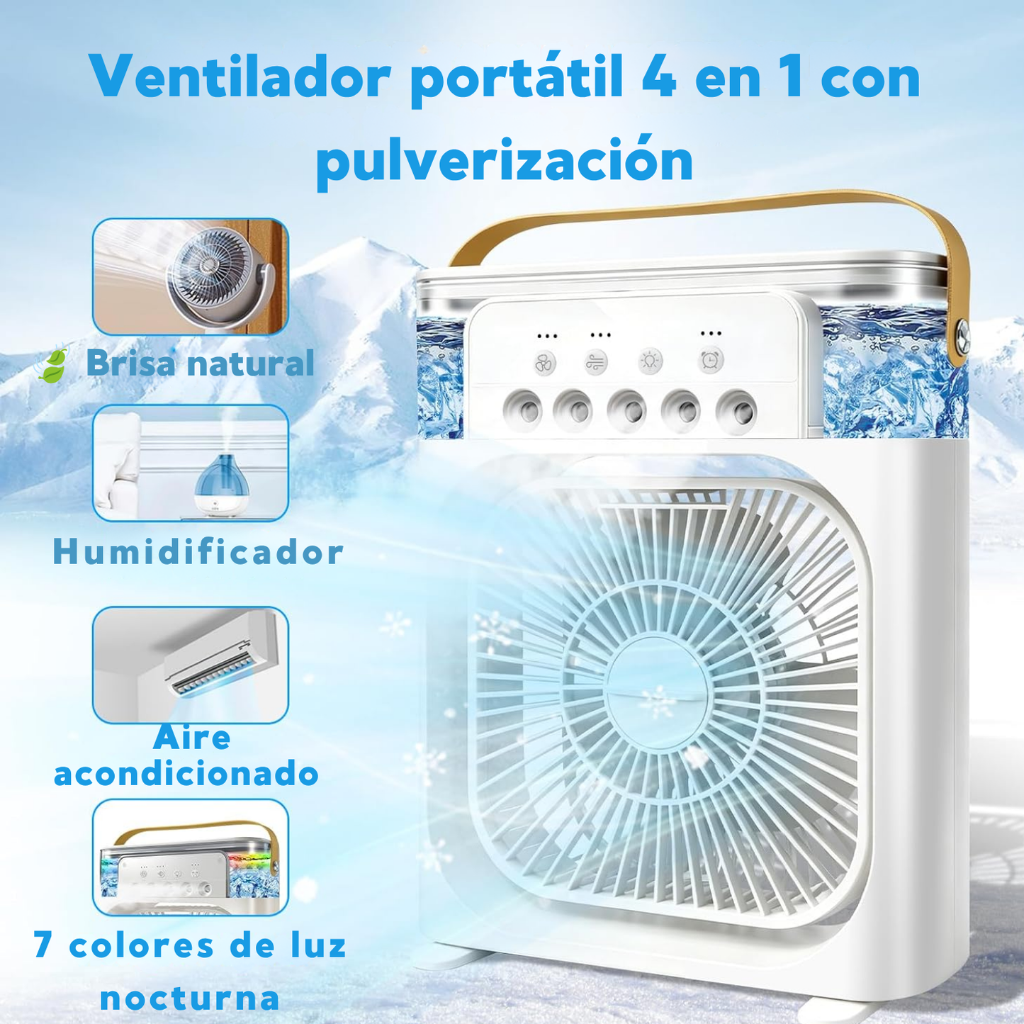 ❄️Mini Aire Acondicionado Portátil 3 en 1