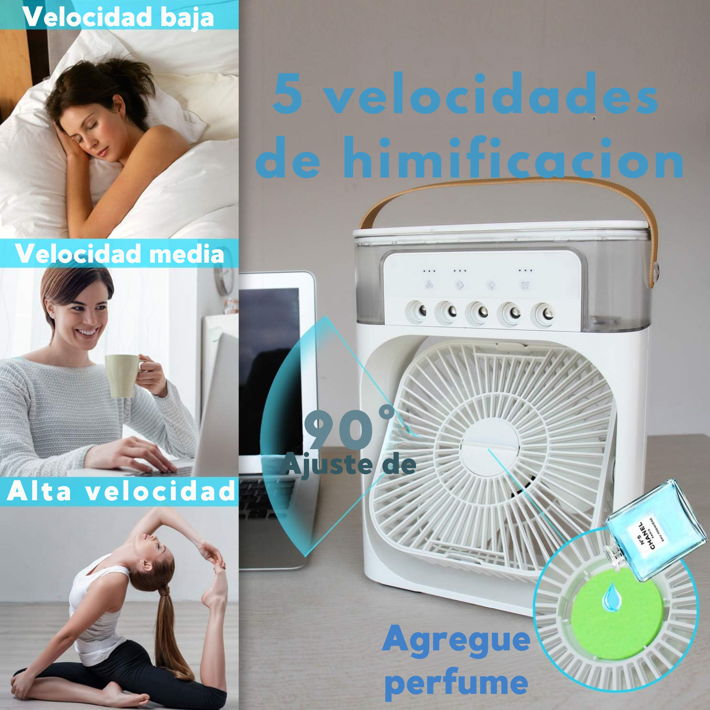 ❄️Mini Aire Acondicionado Portátil 3 en 1